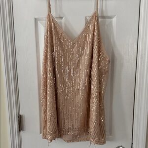 Maurices Gold Sequin Camisole
